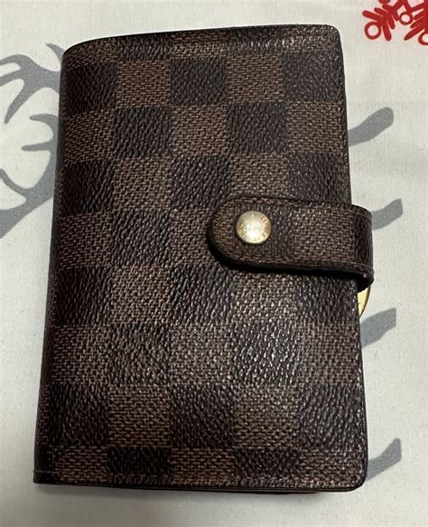 lv french kisslock wallet damier ebene